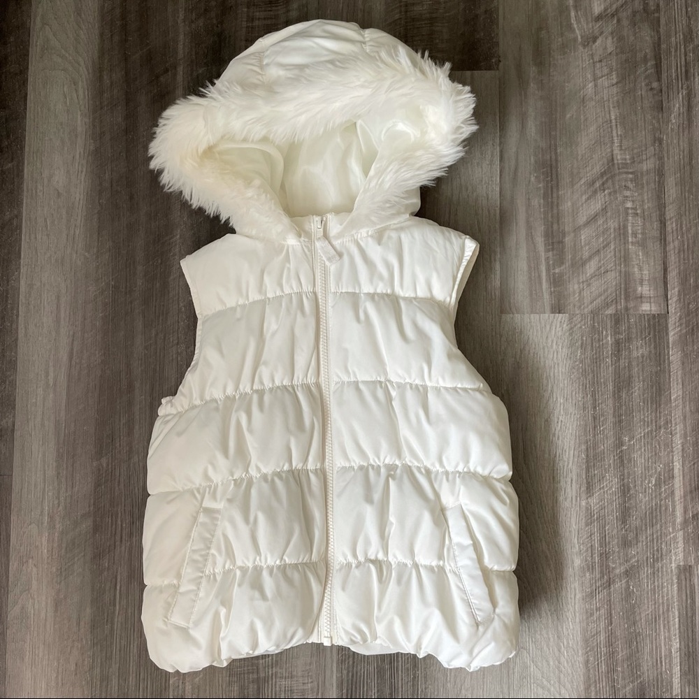 Gymboree White Puffer Vest for Kids